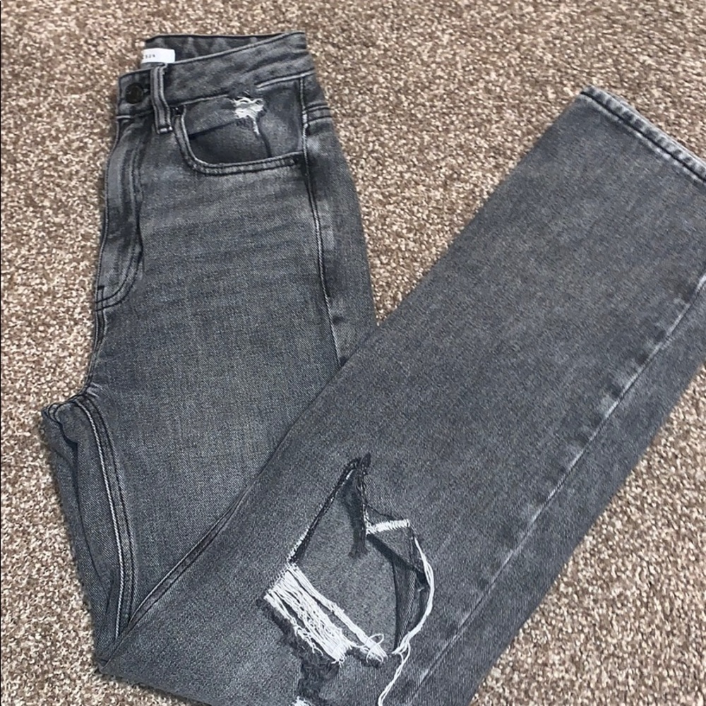 PacSun washed black ripped ‘90s boyfriend jeans